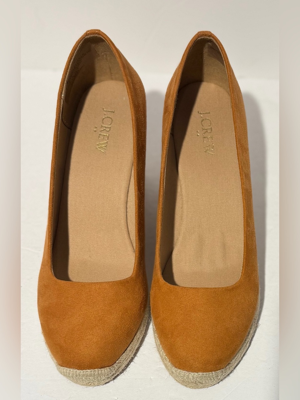 J. Crew Shoes Women’s Espadrille Wedges Sueded Size 8 Pale Clay Shoes
